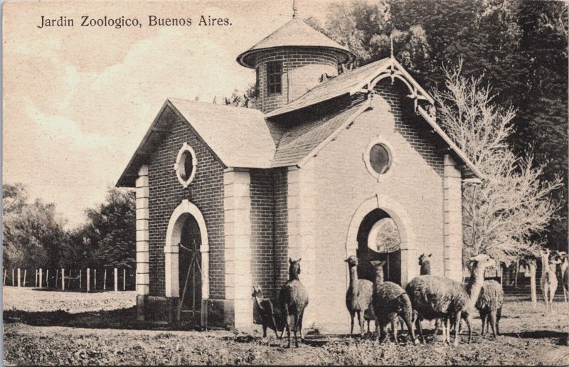 Argentina Buenos Aires Jardin Zoologico Vintage Postcard C139