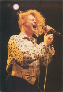 Postcard Simply Red pop band lead singer photo