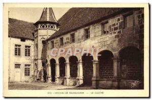 Old Postcard Chateau De Bourguignon Le Cloitre