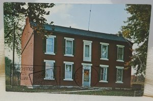 Phil Strong Birthplace Pittsburg Iowa Vintage Postcard