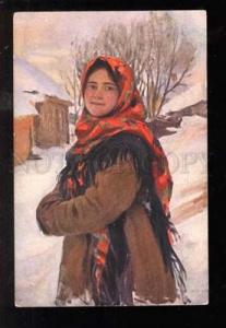 3029076 RUSSIA Rural Young Girl. By SITSCHKOFF vintage PC