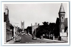 Thurso Caithness Scotland Postcard Sir George's Street c1940's RPPC Photo