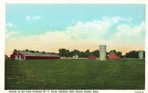 Vintage Postcard 1920's Ranch of the Late Colonel WF Cody North Platte Nebraska