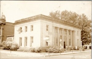 RPPC The Dalles Oregon Post Office Building Smith's Photo 1940s OR Postcard U16