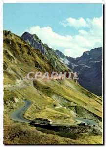 Modern Postcard The Road Bareges Pyrenees Col du Tourmalet at the Iron Horse