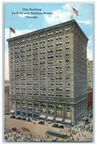 1915 Otis Building La Salle And Madison Streets Chicago Illinois IL Postcard