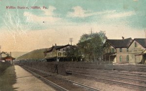 12444 Railroad Depot, Mifflin, Pennsylvania 1913