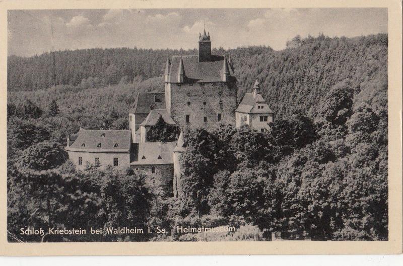 B79541 schloss kriebstein bei waldheim i sa  germany front/back image