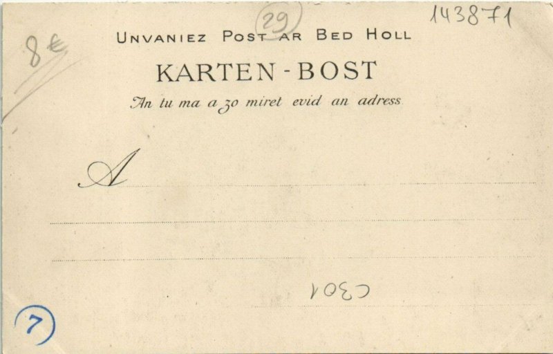 CPA DOUARNENEZ - Le Port Rhu et l'Ile Tristan (143871)