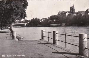 Switzerland Basel Am Rheinweg 1955 Photo