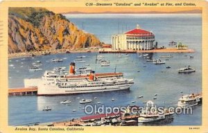 Steamers Catalina & Avalon Santa Catalina, CA USA Ship 1941 