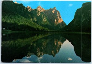 Postcard - Toblacher See, Dolomites - Italy