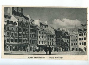 241175 POLAND WARSZAWA Warsaw market Vintage postcard