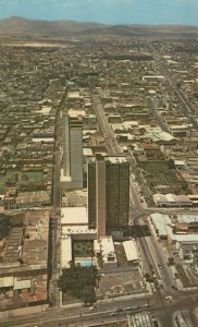 Hilton Hotel Aerial September Avenue Guadalajara Mexico Postcard