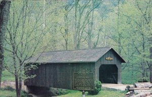 The Thomas J Malone Covered Bridge Spans A Tail Race Next To Restored Gaston&...
