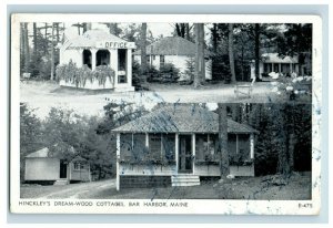 1920s Hinckley's Dream-Wood Cottages, Bar Harbor, Maine Postcard F74 