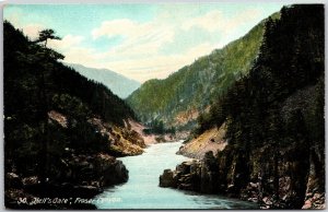 British Columbia, Canada, Hell's Gate, Fraser Canyon, River, Vintage Postcard