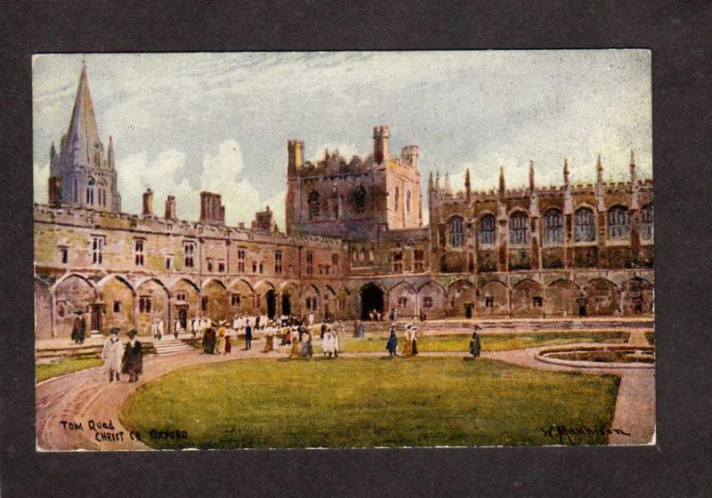 UK Christ Church Oxford University England United Kingdom Postcard W Manhison