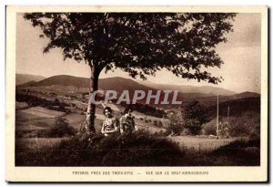 Landscape near Trois Epis - View High Koenignbourg - Old Postcard