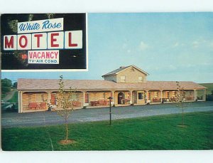Pre-1980 WHITE ROSE MOTEL Hershey Pennsylvania PA s7319
