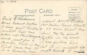 C-1908 Garfield County Court House Enid Oklahoma postcard 9634