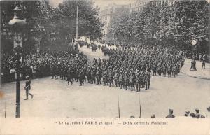 BR78229 defile devant la madeleine paris military militaria  war 1914 france ww1