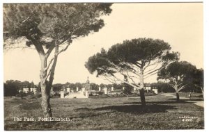 RPPC postcard The Park Port Elizabeth South Africa