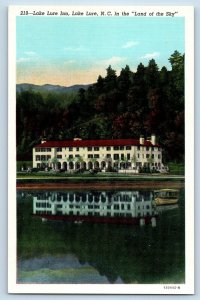 Lake Lure  North Carolina NC Postcard Land Of the Sky Lake Lure Inn Motel