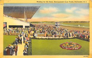 Waiting for the Race Narragansett Race Track Pawtucket, Rhone Island USA