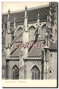 Old Postcard Ulm Munster Strebebogen