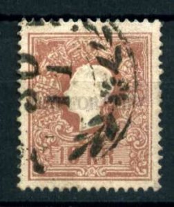 008841 Austria 1858 stamp used MICHEL #14I (8841)