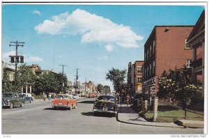 Rue Lindsay , Drummondville , Quebec , Canada , 50-60s