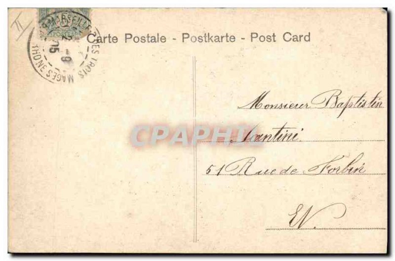 Old Postcard Fantaisie Letters Letter B