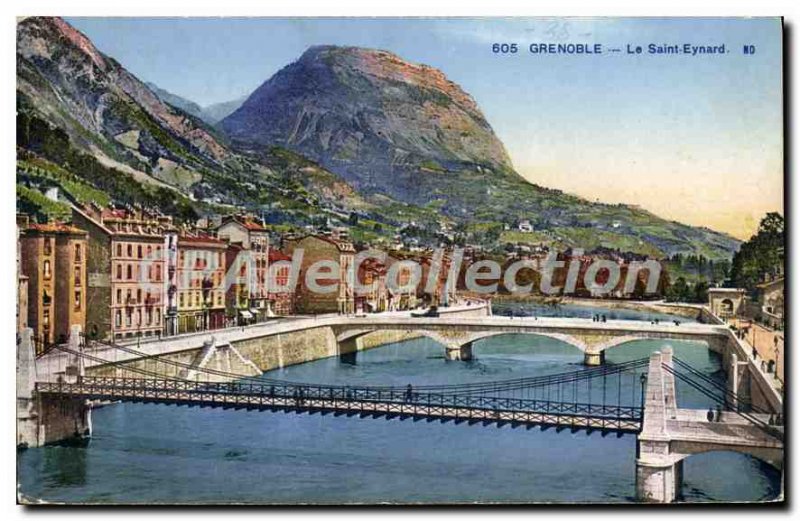 Old Postcard Grenoble Saint Eynard