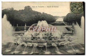 Old Postcard From Parc de Versailles Latona Basin