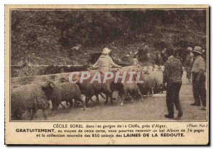 Postcard Old Cecile Sorel in the gorges of Chiffa