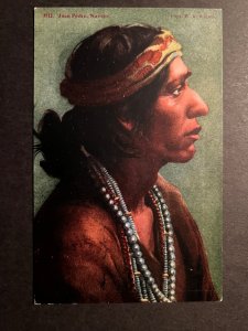 Mint USA Postcard Native American Indian Juan Pedro Navajo Portrait