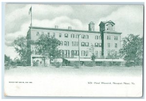 1905 Hotel Warwick Exterior Building Newport News Virginia VA Vintage Postcard