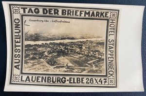 Mint Germany Picture Postcard Philatelic Exhibition Hotel Stappenbeck