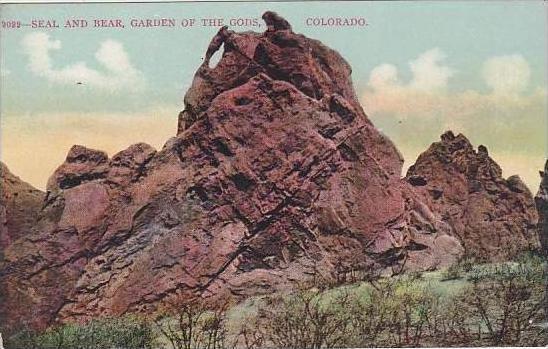 Colorado Garden of the Gods Seal and Bear