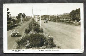 dc1600 - MELBOURNE Australia 1920s St Kilda Road Real Photo Postcard