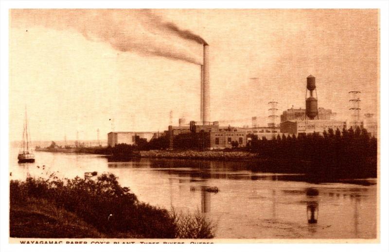 Quebec  Three Rivers , Wayagamac Paper Coy's Plant