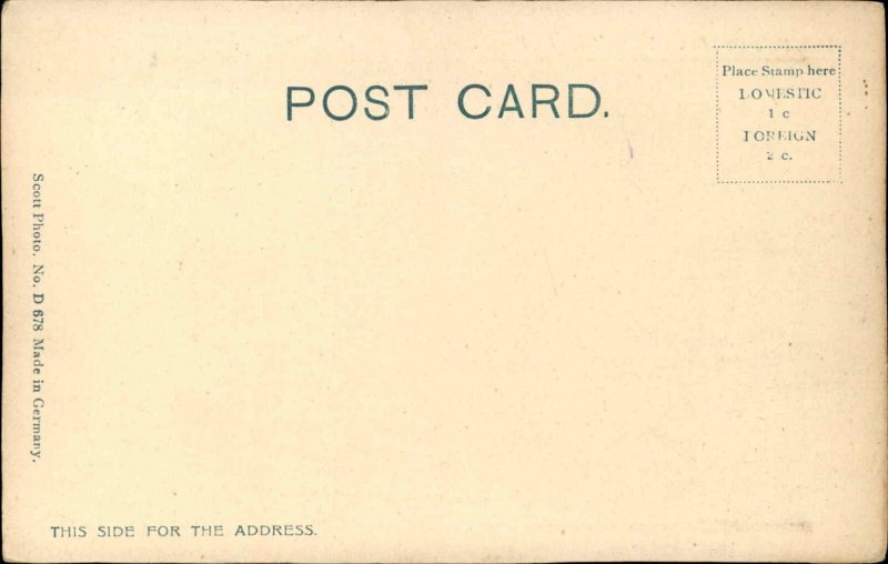 Amherst Massachusetts MA Little Mountain at the Notch c1910 Vintage Postcard