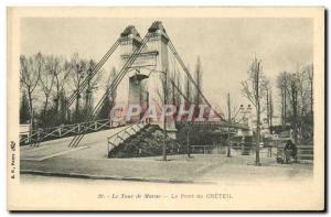 Old Postcard Tour De Marne Le Pont De Creteil
