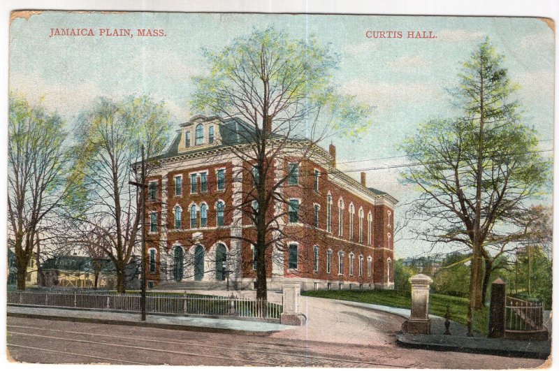 Jamaica Plain, Mass, Curtis Hall