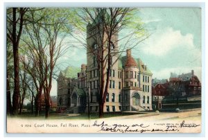 Court House Fall River MA Massachusetts Postcard (AQ12)