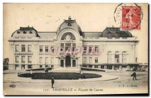 Old Postcard Trouville Casino Facade