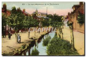 Old Postcard Eu The picturesque street in the Laundry