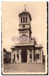 Old Postcard Verviers primary church of St Remacle