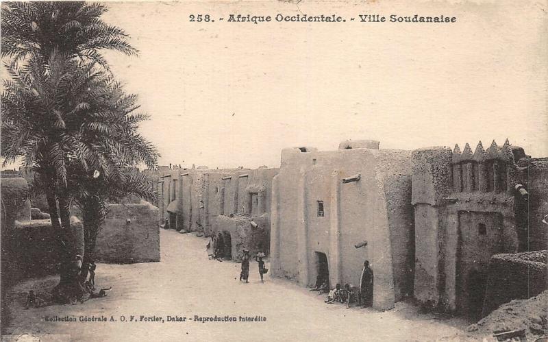 br104340 afrique occidentale ville soudanaise  africa real photo sudan soudan